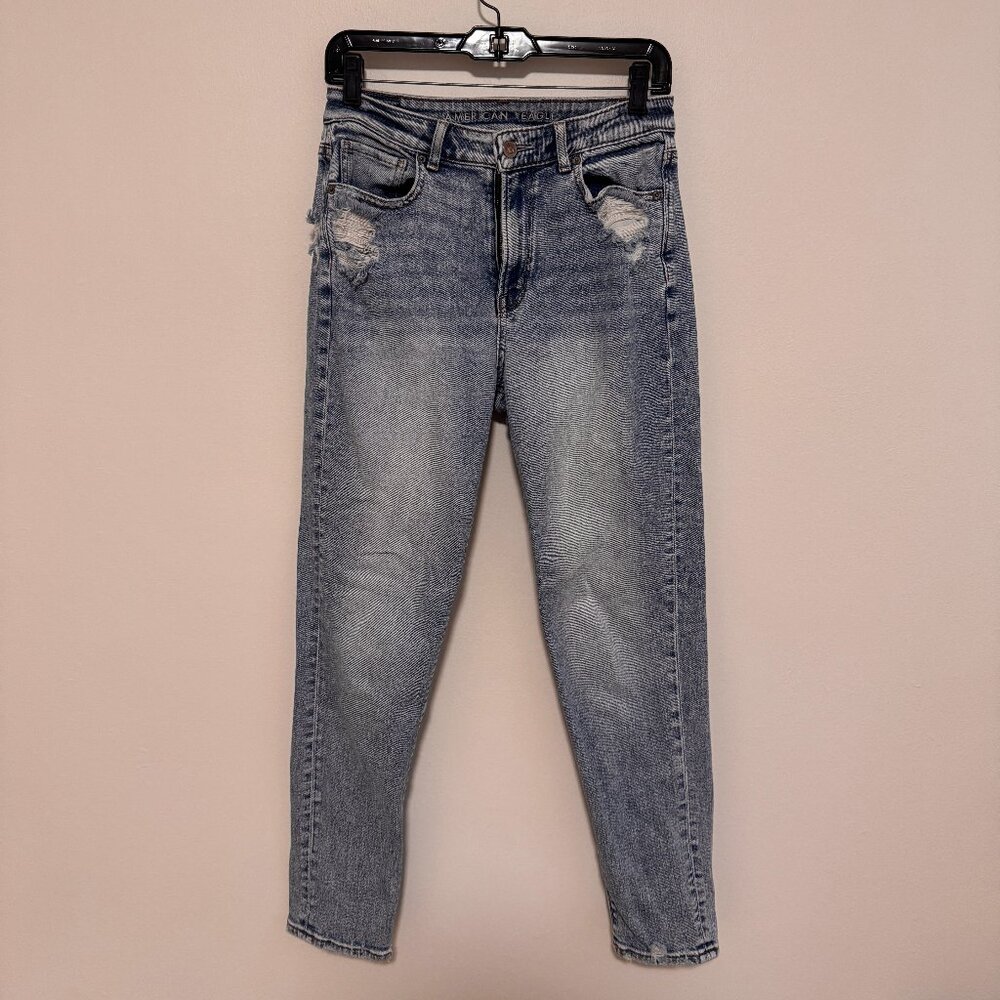 American Eagle Mom Jeans, Blue, Size 4